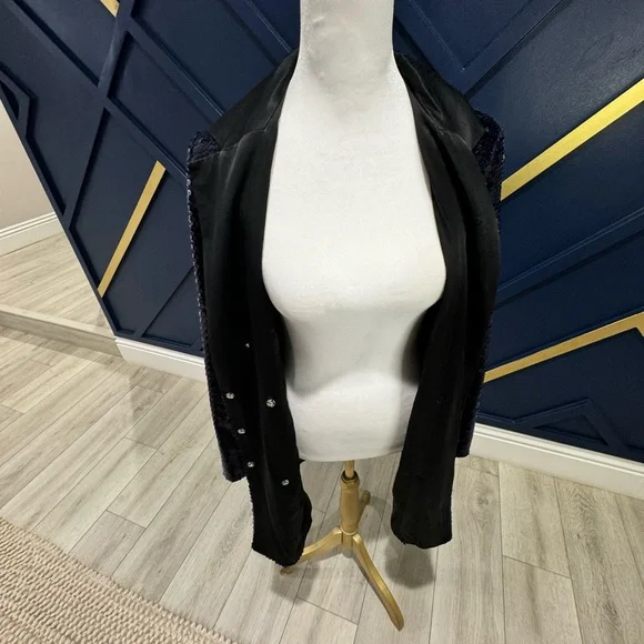 Flour du Mal Purple Sequin Blazer dress - Picture 6 of 9